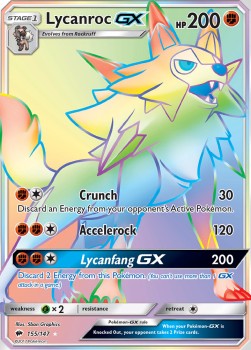 Lycanroc GX - Ombre Infuocate (Secret Rare) [BUS-155]