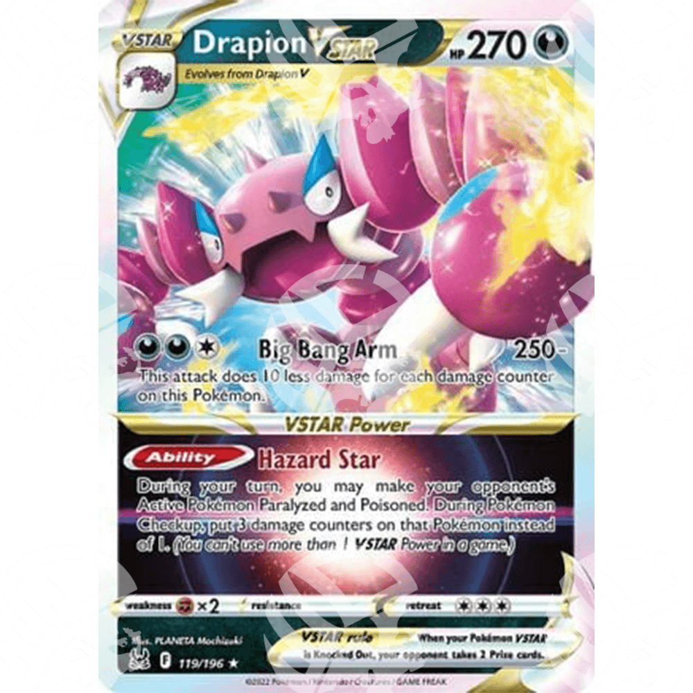 Origine Perduta - Drapion VSTAR - Ultra Rare 119/196 - Warcard