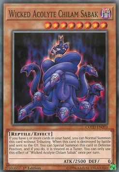 Malvagio Accolito Chilam Sabak - Code of the Duelist (Common) [COTD-093]