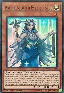 Sacerdotessa con gli Occhi di Blu - 2017 Mega-Tin Mega Pack (Super Rare) [MP17-055]
