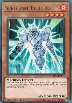 Elettro Sergente - Legendary Duelists (Common) [LEDU-046]