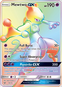 Mewtwo GX - Leggende Iridescenti (Secret Rare) [SLG-76]