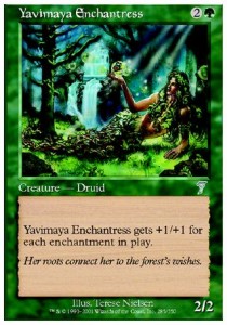 Incantatrice di Yavimaya - Settima Edizione (Uncommon) [7ED-285]