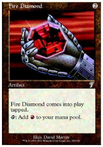 Diamante del Fuoco - Settima Edizione (Uncommon) [7ED-296]