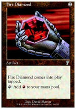 Diamante del Fuoco - Settima Edizione (Uncommon) [7ED-296]