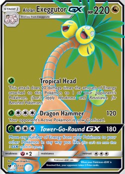 Alolan Exeggutor GX - Invasione Scarlatta (Ultra Rare) [CIN-107]