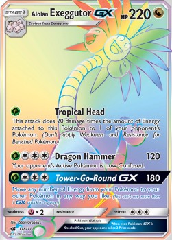 Alolan Exeggutor GX - Invasione Scarlatta (Secret Rare) [CIN-118]