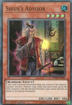 Consigliere di Shien - Spirit Warriors (Super Rare) [SPWA-046]