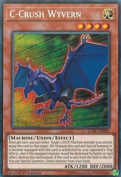 C-Crush Wyvern - Collezione leggendaria Kaiba Mega Pack (Secret Rare) [LCKC-021]