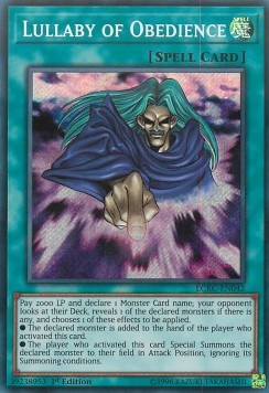 Lullaby of Obedience - Collezione leggendaria Kaiba Mega Pack (Secret Rare) [LCKC-042]