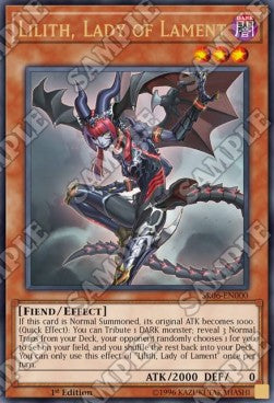 Lilith, Signora del Lamento - Structure Deck: Lair of Darkness (Ultra Rare) [SR06-000]