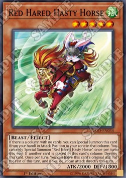 Cavallo Avventato Lepre Scarlatta - Flames of Destruction (Common) [FLOD-034]