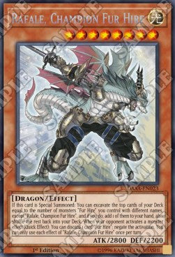 Rafale, Campione Pelliccia Mercenaria - Dark Saviors (Secret Rare) [DASA-023]