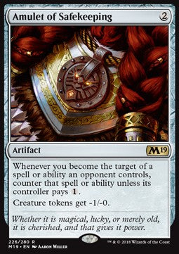 Amuleto della Salvaguardia - Set Base 2019 (Rare) [M19-226]