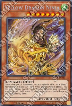 Ninja Drago Giallo - Ombre nel Valhalla (Secret Rare) [SHVA-013]
