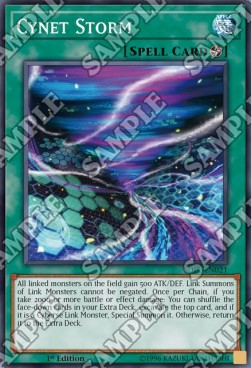 Cynet Storm - Structure Deck: Link Potencodificatore (Common) [SDPL-021]