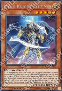 Meck-Cavaliere Cielo Blu - 2018 Mega-Tin Mega Pack (Secret Rare) [MP18-177]