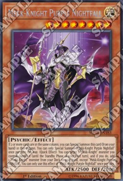Meck-Cavaliere Crepuscolo Viola - 2018 Mega-Tin Mega Pack (Secret Rare) [MP18-183]