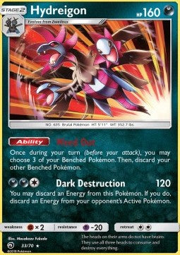 Hydreigon - Trionfo dei Draghi (Holo Rare) [DRM-33]