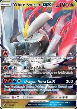 White Kyurem GX - Trionfo dei Draghi (Ultra Rare) [DRM-48]