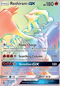 Reshiram GX - Trionfo dei Draghi (Secret Rare) [DRM-71]