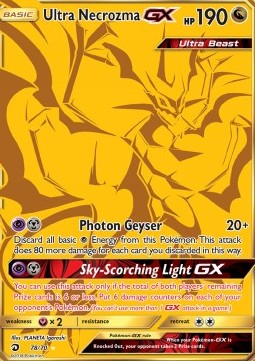 Ultra Necrozma GX - Trionfo dei Draghi (Secret Rare) [DRM-78]