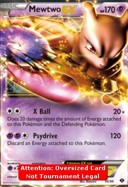 Mewtwo EX - Destini Futuri (Oversized) [NXD-54]