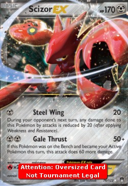 Scizor EX - Turbocrash (Oversized) [BKP-76]