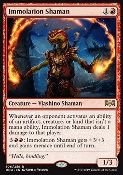 Sciamano dell'Immolazione - Ravnica Allegiance (Rare) [RNA-106]