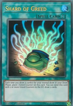 Scheggia dell'Avidità - Speed Duel Starter Decks: Destiny Masters (Ultra Rare) [SS01-V01]