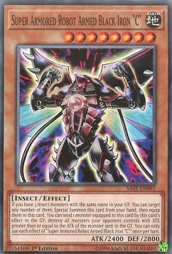 Robot Super Corazzato Ferro Nero Armato "C" - Savage Strike (Common) [SAST-097]