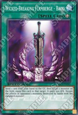 Flamberga Spezza-Malvagi - Baou - Speed Duel: Arena of Lost Souls (Common) [SBLS-041]
