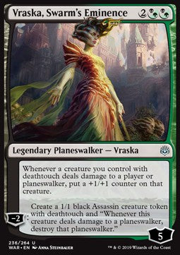 Vraska, Eminenza dello Sciame - La Guerra della Scintilla (Uncommon) [WAR-236]