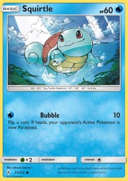 Squirtle - Unbroken Bonds (Common) [UNB-33]