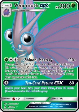 Venomoth GX - Unbroken Bonds (Ultra Rare) [UNB-193]
