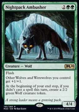 Assalitore del Branco Notturno - Set base 2020 (Rare) [M20-185]