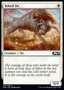 Bue col Giogo - Set base 2020 (Common) [M20-41]