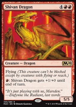 Drago di Shivan - Set base 2020: Extras (Rare) [XM20-335]