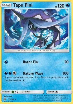 Tapu Fini - Unified Minds (Rare) [UNM-53]