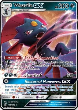 Weavile GX - Unified Minds (Ultra Rare) [UNM-132]