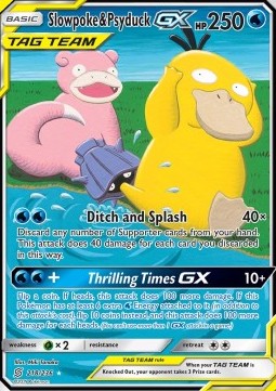 Slowpoke & Psyduck GX - Unified Minds (Ultra Rare) [UNM-218]