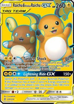Raichu & Alolan Raichu GX - Unified Minds (Ultra Rare) [UNM-220]