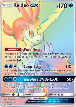 Keldeo GX - Unified Minds (Secret Rare) [UNM-240]