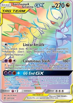 Garchomp & Giratina GX - Unified Minds (Secret Rare) [UNM-247]