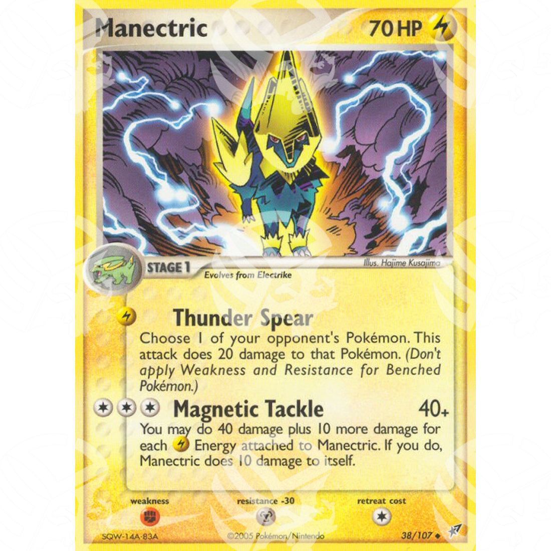 EX Deoxys - Manectric - 38/107 - Warcard - EX Deoxys - Manectric - 38/107 i prezzi più bassi sul mercato, solo da www.warcardshop.com! Carte singole, box, buste e mazzi.