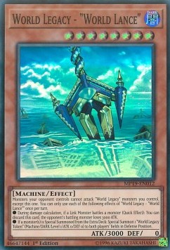 Eredità del Mondo - "Lancia del Mondo" - 2019 Gold Sarcophagus Tin Mega Pack (Super Rare) [MP19-012]