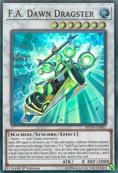 F.A. Dragster dell'Alba - 2019 Gold Sarcophagus Tin Mega Pack (Super Rare) [MP19-061]