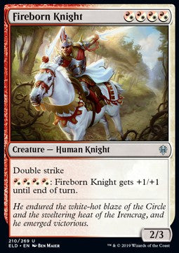 Cavaliere Nato dal Fuoco - Throne of Eldraine (Uncommon) [ELD-210]