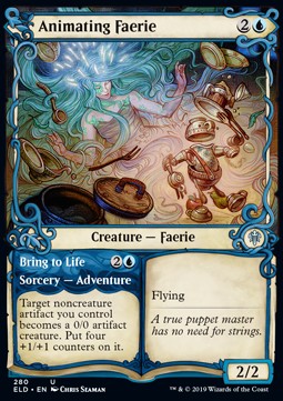 Spiritella dell'Animazione // Portare in Vita - Throne of Eldraine: Extras (Uncommon) [XELD-280]