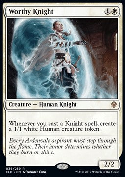 Cavaliera Degna - Throne of Eldraine (Rare) [ELD-36]